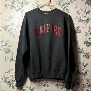 💁‍♀️💁‍♂️UNISEX Champion Black Crewneck with Red Stanford Arch